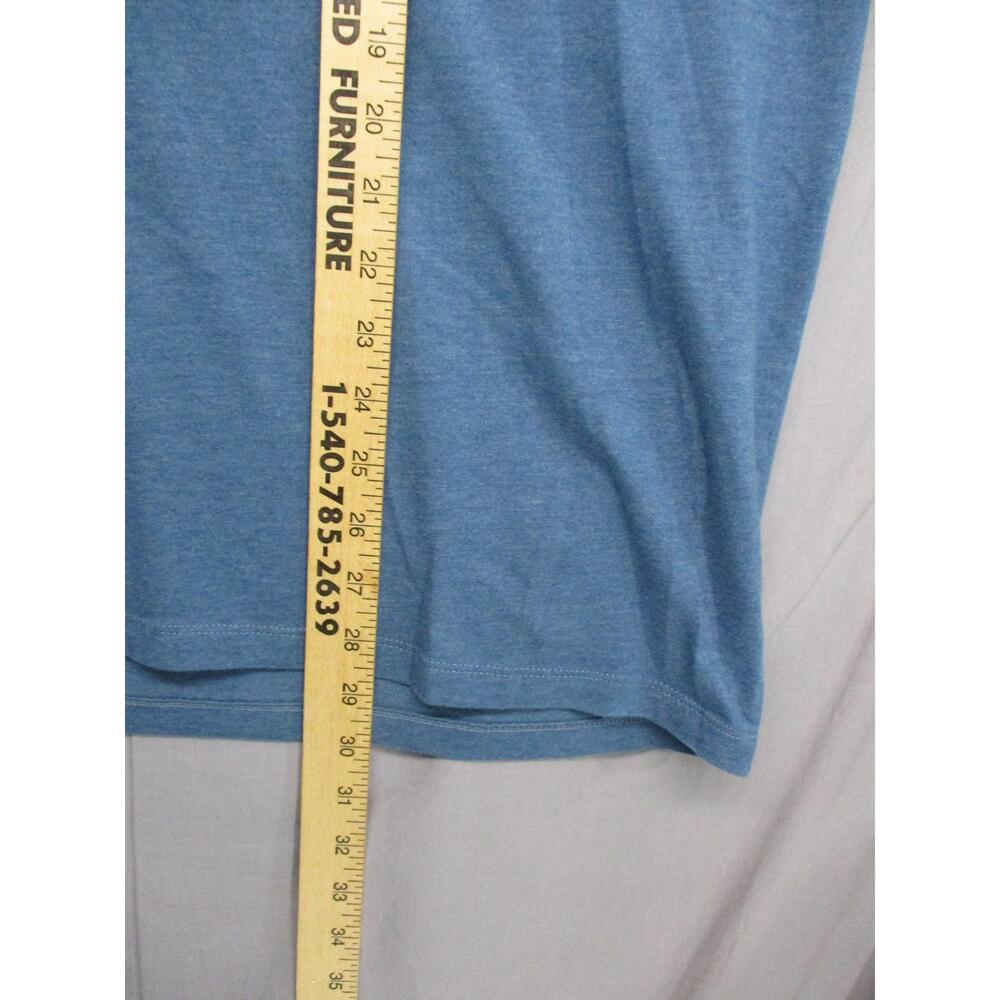 Vortex‎ Blue Graphic Crew Neck Short Sleeve T-Shirt Mens Size 2XL 7oz - Picture 5 of 8